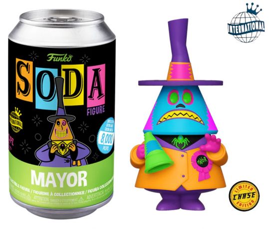 Figurine Funko Soda L'étrange Noël de M. Jack [Disney] Le Maire (Canette Verte) [Chase]