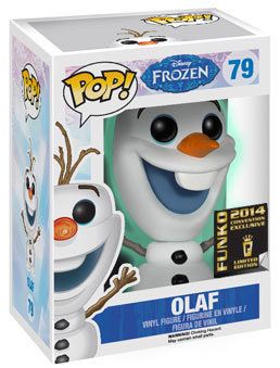 Figurine Funko Pop La Reine des Neiges [Disney] #79 Olaf - Brille dans le Noir
