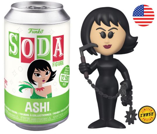 Figurine Funko Soda Samouraï Jack Ashi (Canette Verte) [Chase]