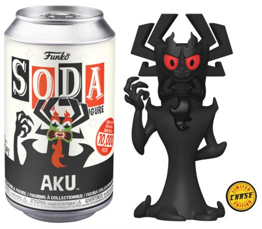 Figurine Funko Soda Samouraï Jack Aku (Canette Noire) [Chase]