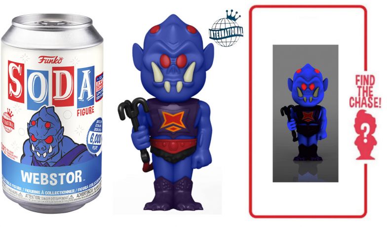 Figurine Funko Soda Les Maîtres de l'univers Webstor (Canette Bleue)