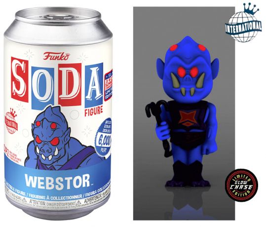 Figurine Funko Soda Les Maîtres de l'univers Webstor (Canette Bleue) [Chase]