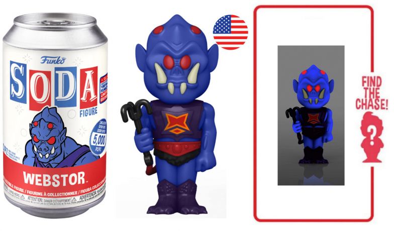 Figurine Funko Soda Les Maîtres de l'univers Webstor (Canette Rouge)