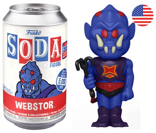 Figurine Funko Soda Les Maîtres de l'univers Webstor (Canette Rouge)