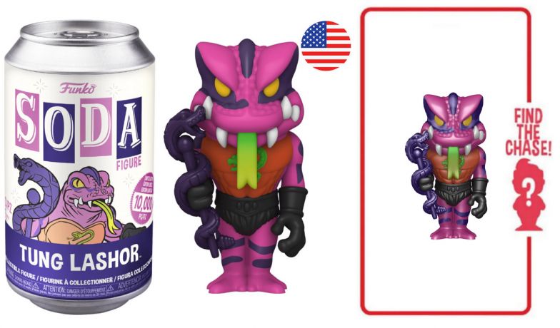 Figurine Funko Soda Les Maîtres de l'univers Tung Lashor (Canette Violette)