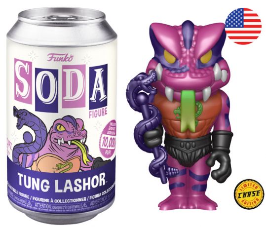 Figurine Funko Soda Les Maîtres de l'univers Tung Lashor (Canette Violette) [Chase]