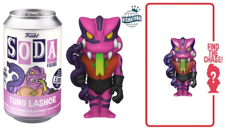 Figurine Funko Soda Les Maîtres de l'univers Tung Lashor (Canette Rose)