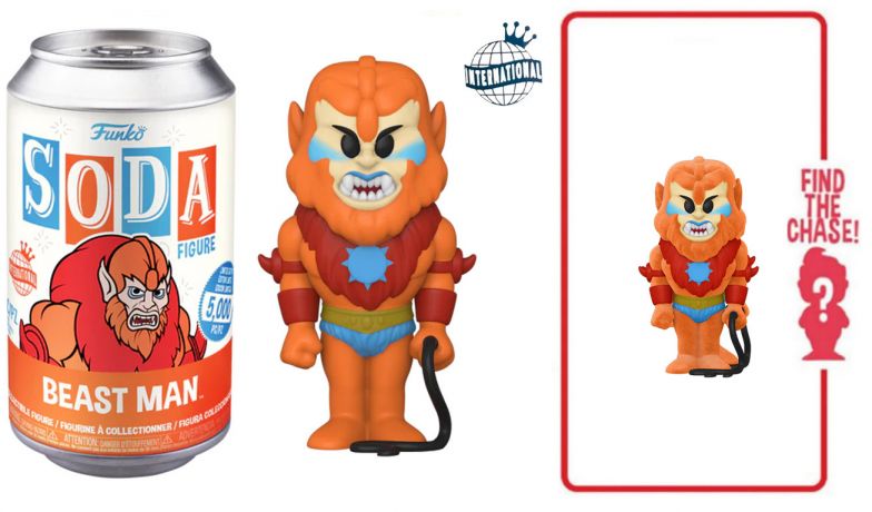 Figurine Funko Soda Les Maîtres de l'univers Beast Man (Canette Orange)