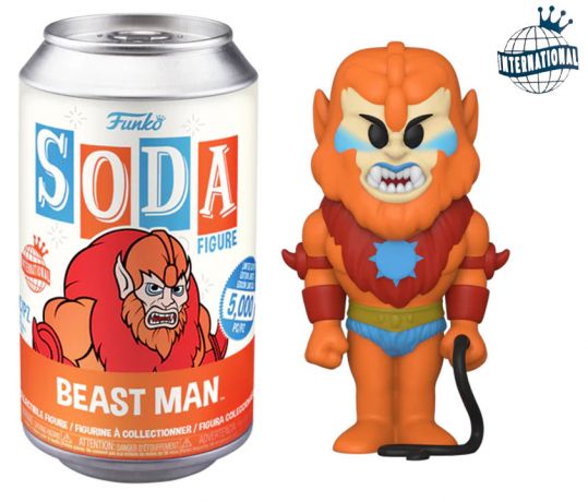 Figurine Funko Soda Les Maîtres de l'univers Beast Man (Canette Orange)