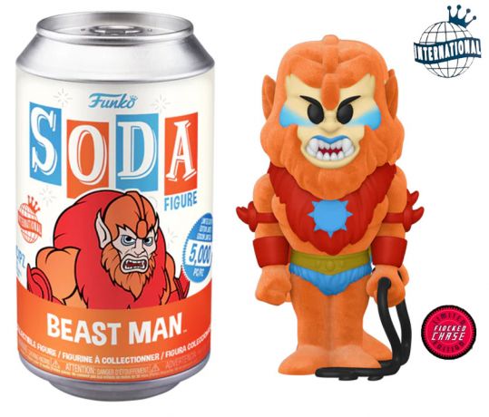 Figurine Funko Soda Les Maîtres de l'univers Beast Man (Canette Orange) [Chase]