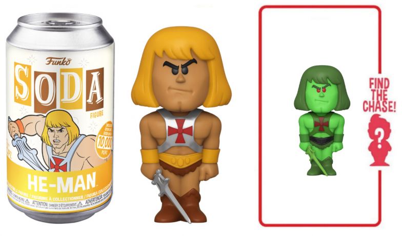 Figurine Funko Soda Les Maîtres de l'univers Musclor (Canette Jaune)