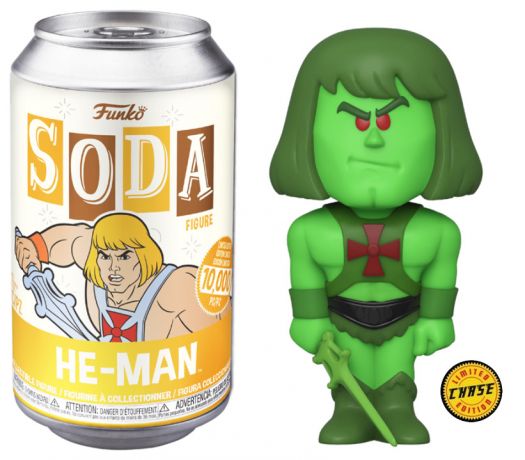 Figurine Funko Soda Les Maîtres de l'univers Musclor (Canette Jaune) [Chase]