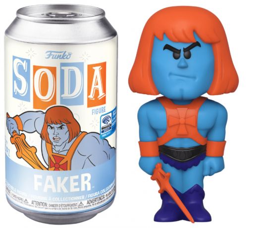 Figurine Funko Soda Les Maîtres de l'univers Faker (Canette Bleue)