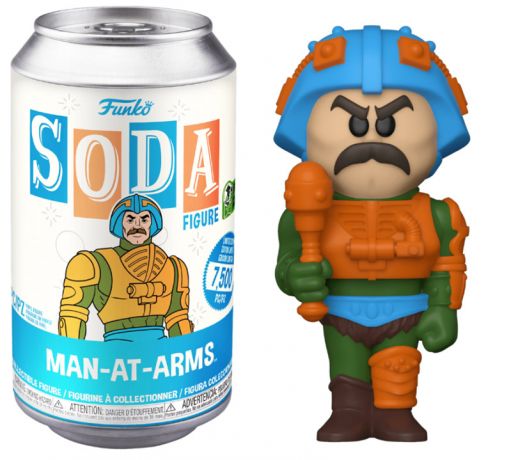 Figurine Funko Soda Les Maîtres de l'univers Man-At-Arms (Canette Bleue)