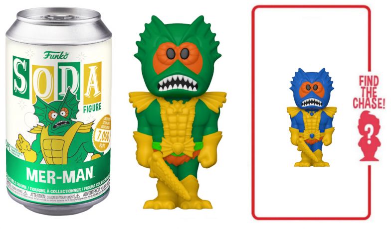 Figurine Funko Soda Les Maîtres de l'univers Mer-Man (Canette Verte)