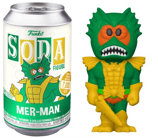 Figurine Funko Soda Les Maîtres de l'univers Mer-Man (Canette Verte)