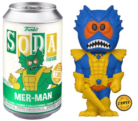 Figurine Funko Soda Les Maîtres de l'univers Mer-Man (Canette Verte) [Chase]