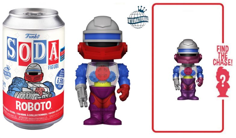 Figurine Funko Soda Les Maîtres de l'univers Roboto (Canette Rouge)