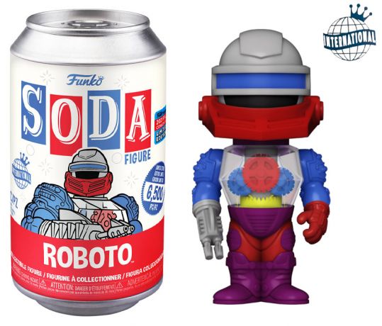 Figurine Funko Soda Les Maîtres de l'univers Roboto (Canette Rouge)