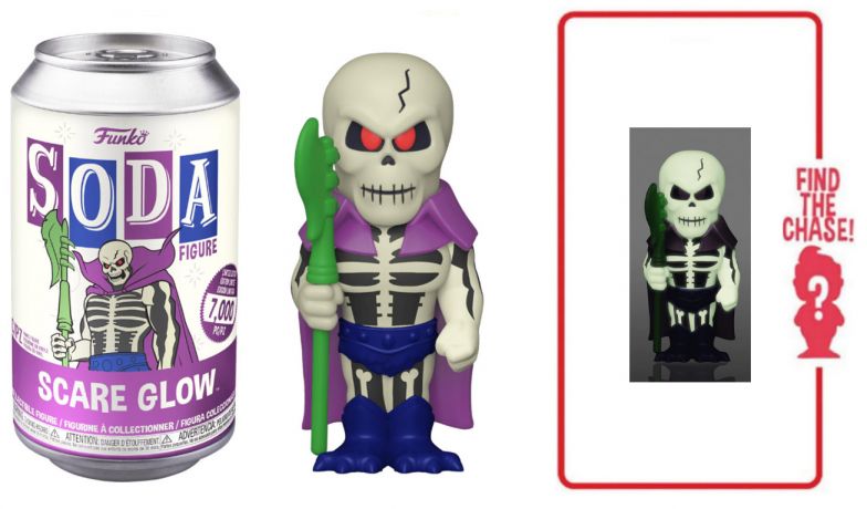 Figurine Funko Soda Les Maîtres de l'univers Scare Glow (Canette Violette)