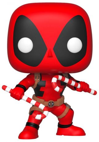 Figurine Funko Pop Deadpool [Marvel] #400 Deadpool - Avec bonbons cannes de Noël