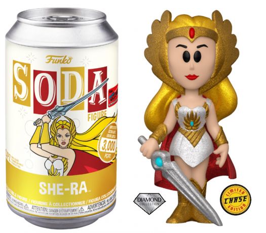 Figurine Funko Soda Les Maîtres de l'univers Princesse Adora (Canette Jaune) [Chase]