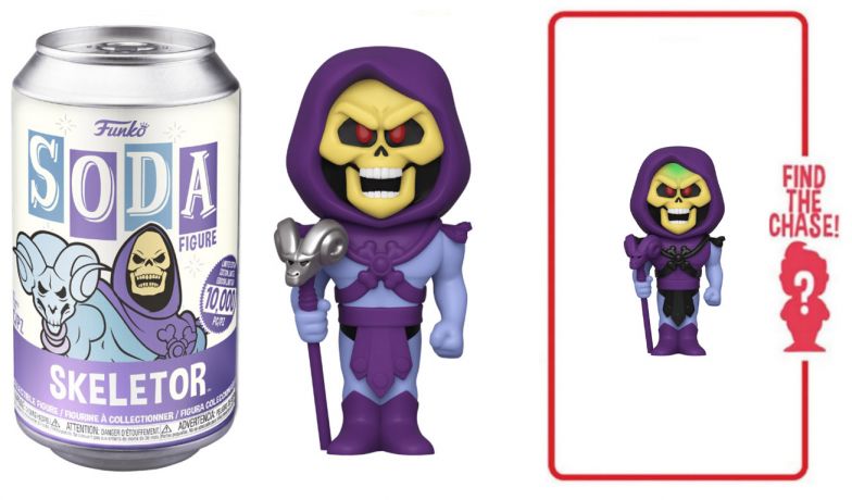 Figurine Funko Soda Les Maîtres de l'univers Skeletor (Canette Violette)
