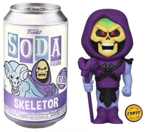 Figurine Funko Soda Les Maîtres de l'univers Skeletor (Canette Violette) [Chase]