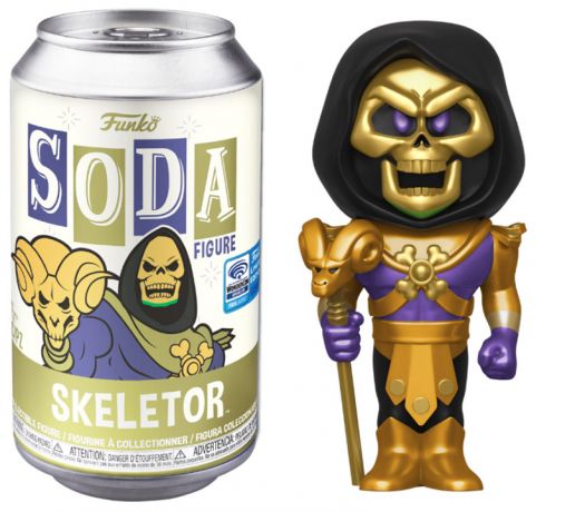 Figurine Funko Soda Les Maîtres de l'univers Disco Skeletor (Canette Verte)