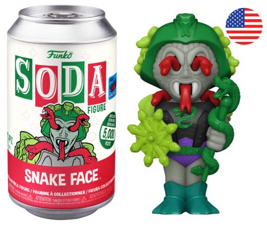 Figurine Funko Soda Les Maîtres de l'univers Snake Face (Canette Rouge)