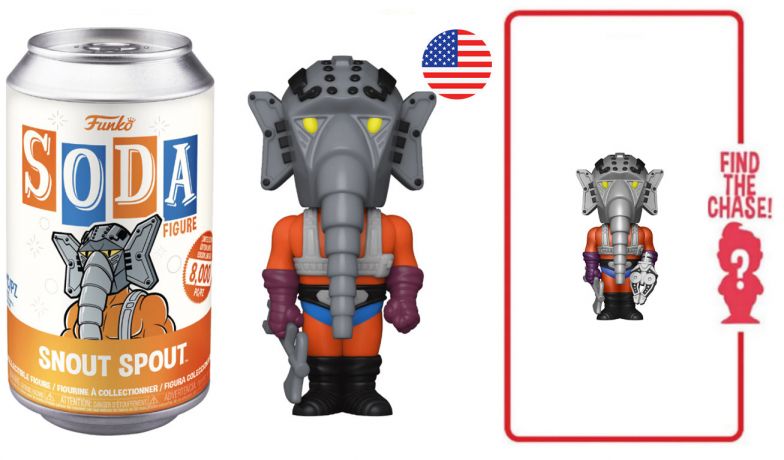 Figurine Funko Soda Les Maîtres de l'univers Snout Spout (Canette Orange)