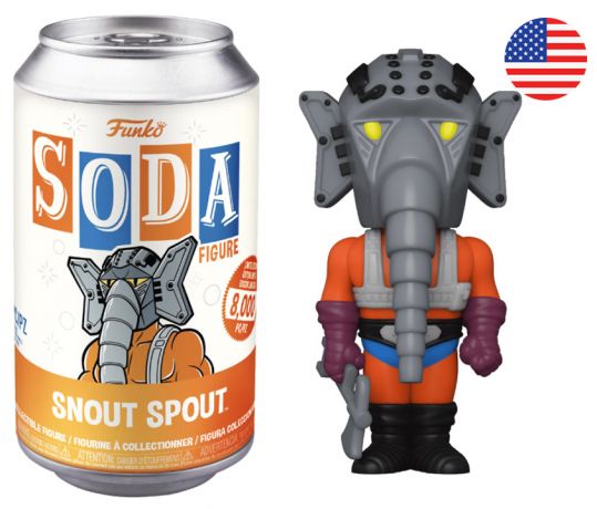 Figurine Funko Soda Les Maîtres de l'univers Snout Spout (Canette Orange)