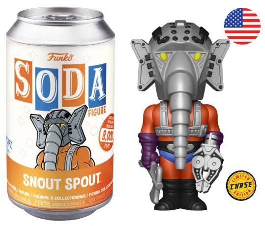 Figurine Funko Soda Les Maîtres de l'univers Snout Spout (Canette Orange) [Chase]