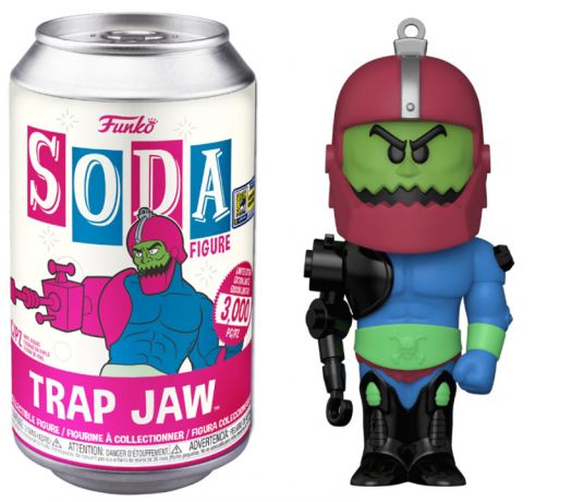 Figurine Funko Soda Les Maîtres de l'univers Trap Jaw (Canette Rose)