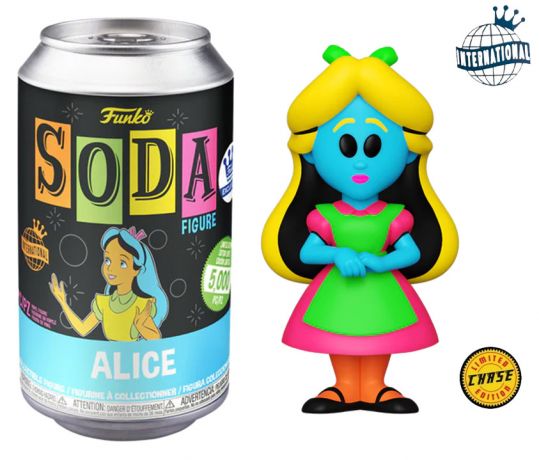 Figurine Funko Soda Alice au Pays des Merveilles [Disney] Alice (Canette Bleue) [Chase]