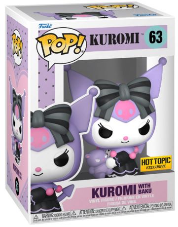 Figurine Funko Pop Sanrio #63 Kuromi with Baku