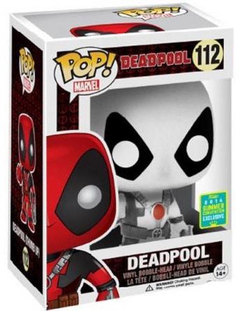 Figurine Funko Pop Deadpool [Marvel] #112 Deadpool - Pouce en l'air - Blanc