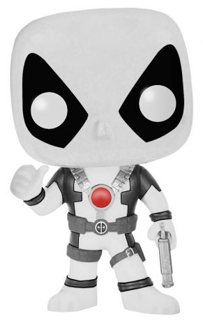 Figurine Funko Pop Deadpool [Marvel] #112 Deadpool - Pouce en l'air - Blanc