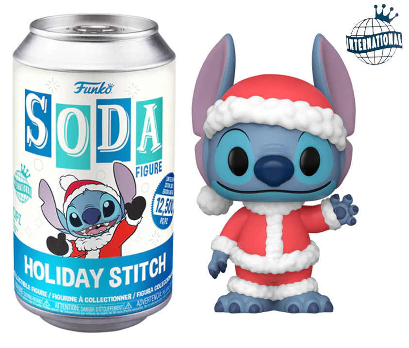 Figurine Soda Lilo et Stitch [Disney] pas cher : Stitch Noël