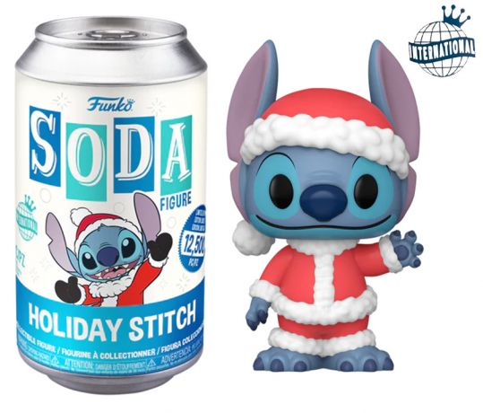 Figurine Funko Soda Lilo et Stitch [Disney] Stitch Noël (Canette Bleue)