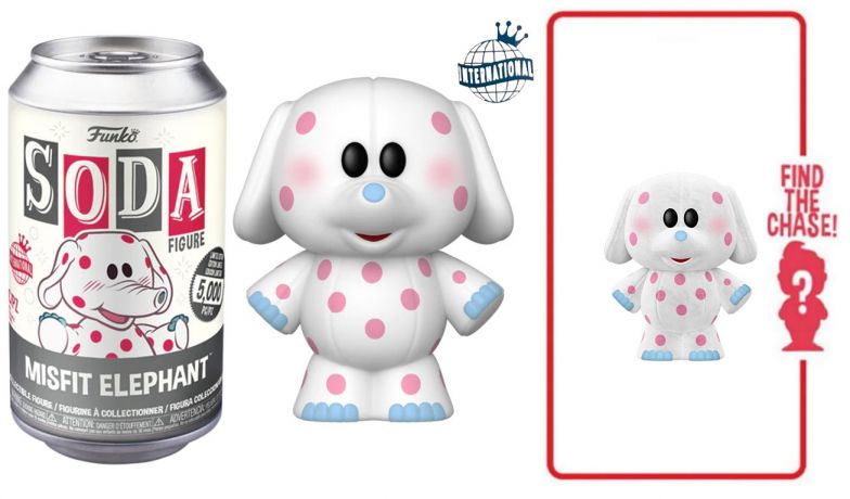 Figurine Funko Soda Rudolphe le renne au nez rouge (1964) Misfit Elephant (Canette Grise)