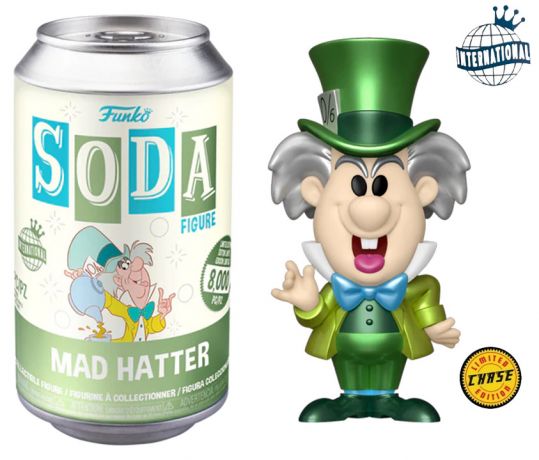 Figurine Funko Soda Alice au Pays des Merveilles [Disney] Chapelier fou (Canette Verte) [Chase]