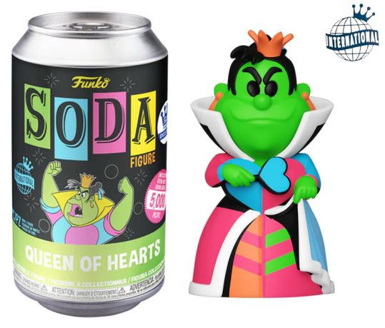 Figurine Funko Soda Alice au Pays des Merveilles [Disney] Reine de cœur (Canette Verte)
