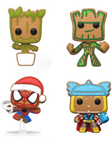 Figurine Funko Pop Marvel Comics Pain d'épices - Pack