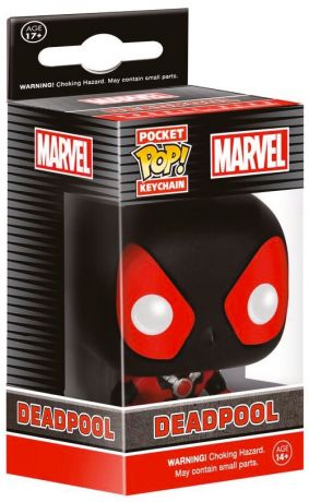 Figurine Funko Pop Marvel Comics Deadpool - Couleurs inversées - Porte-clés