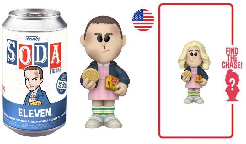 Figurine Funko Soda Stranger Things Onze (Canette Bleue)