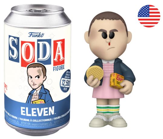 Figurine Funko Soda Stranger Things Onze (Canette Bleue)