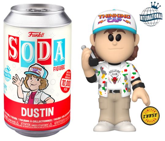 Figurine Funko Soda Stranger Things Dustin (Canette Rouge) [Chase]