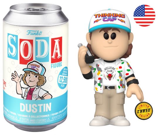 Figurine Funko Soda Stranger Things Dustin (Canette Bleue) [Chase]