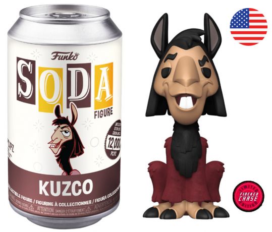 Figurine Funko Soda Kuzco, l'empereur mégalo [Disney] Kuzco (Canette Marron) [Chase]